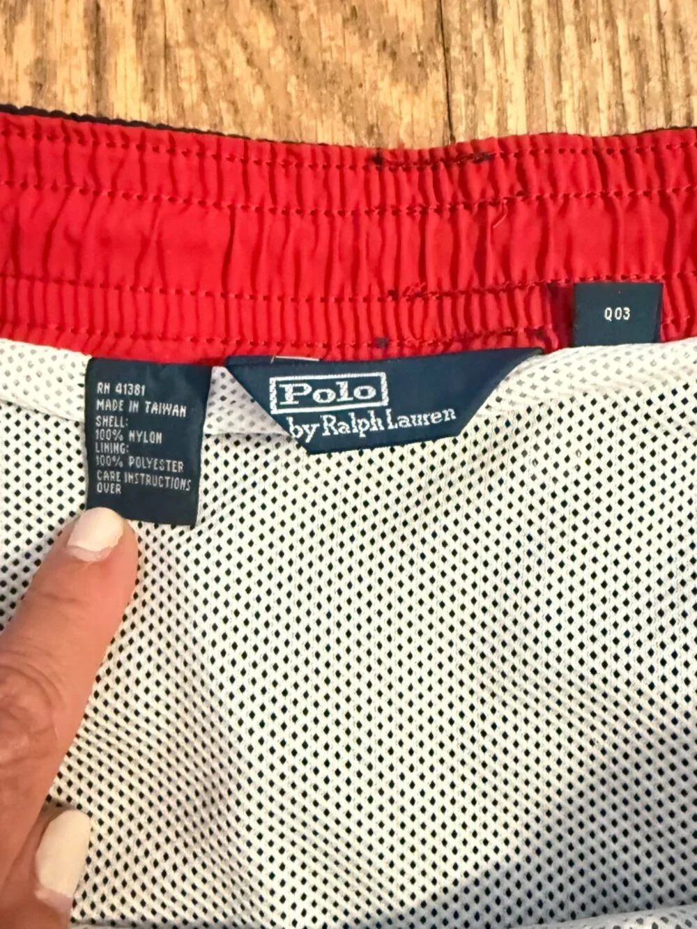 POLO RALPH LAUREN MENS BLUE SWIM TRUNKS SHORTS SIZE XL